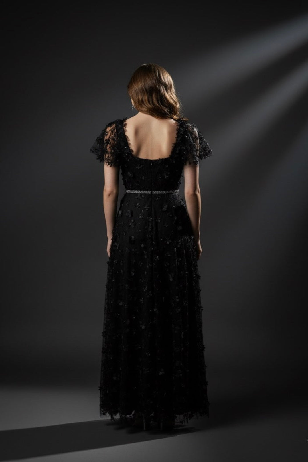 NOIR PETAL ENCHANMENT GOWN