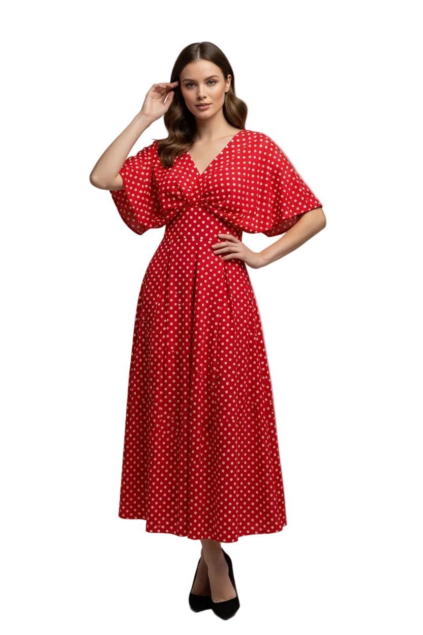 SUMMER LOVE POLKA DOT DRESS 1