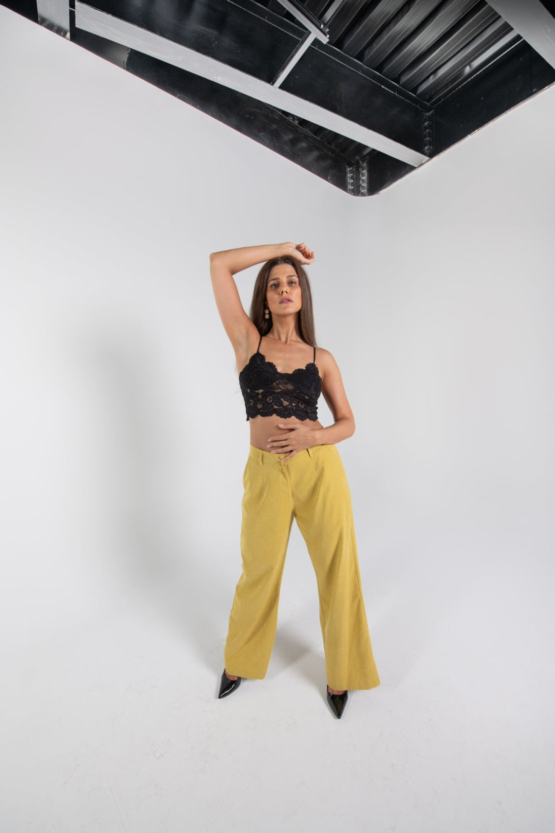 YELLOW CUPRO PANT