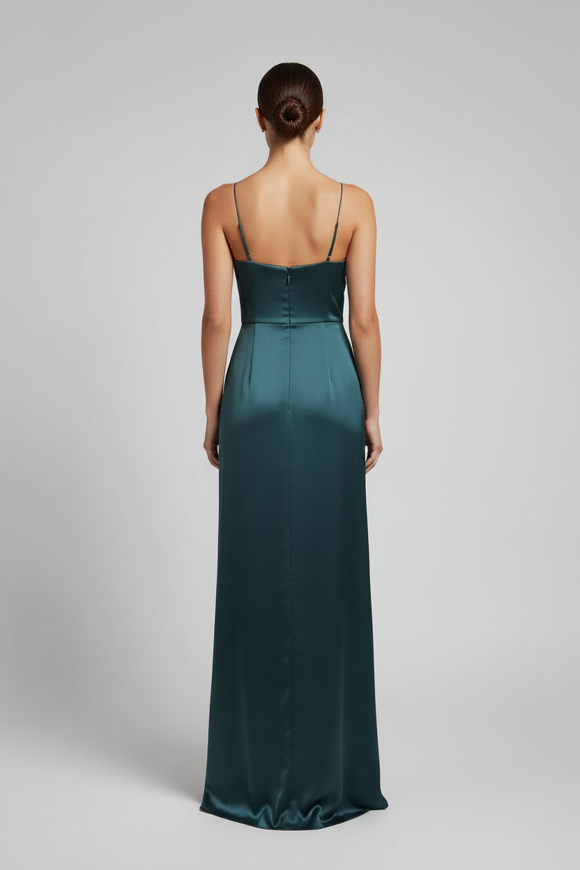 SERENE EMERALD SLIP DRESS