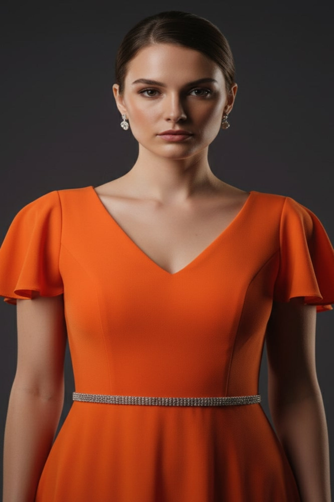 MARIGOLD GRACE CRYSTAL WAIST GOWN