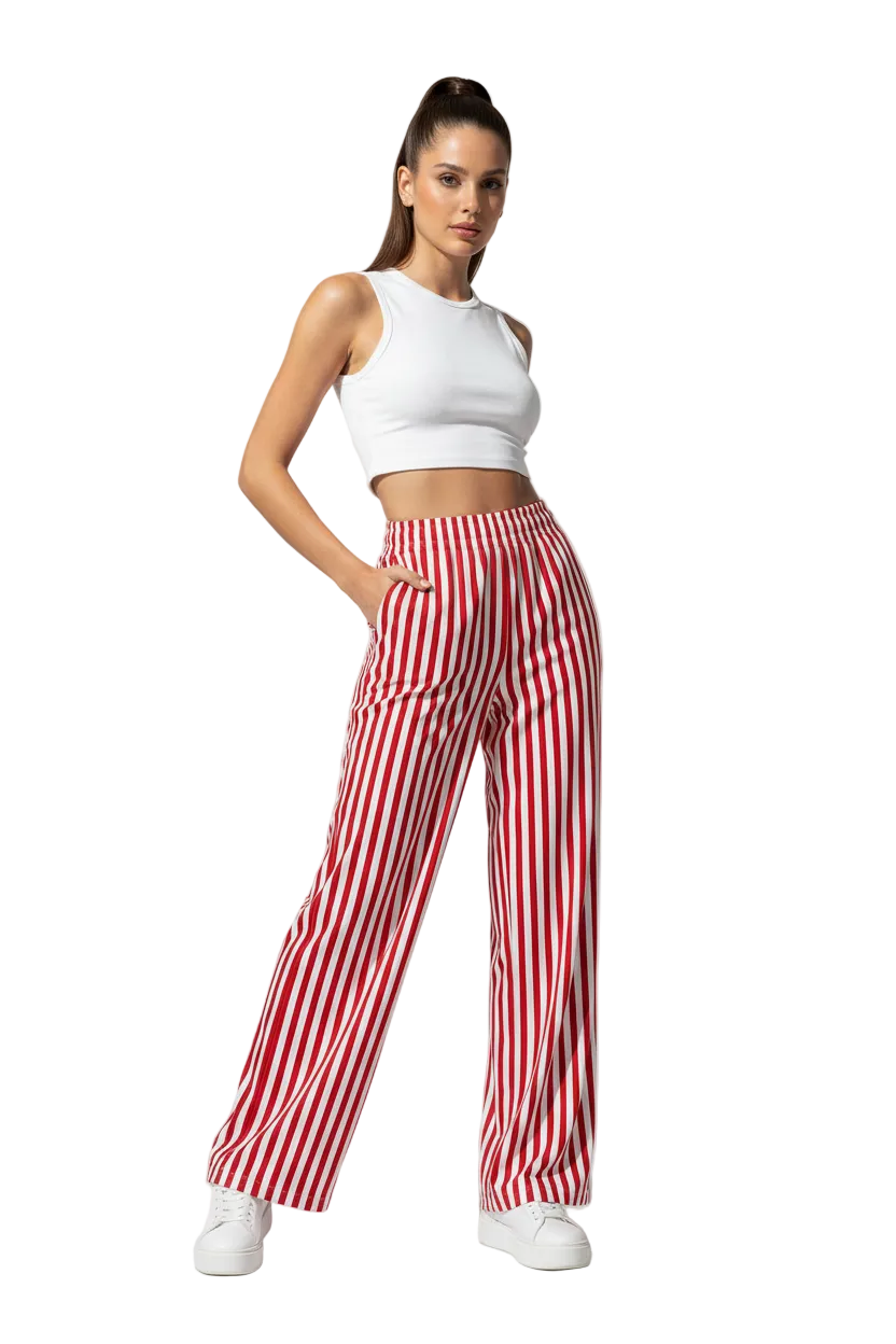 NOSTALGIA RED PANT