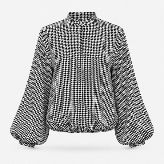 SUMMER LOVE MICRO-CHECK BOMBER JACKET