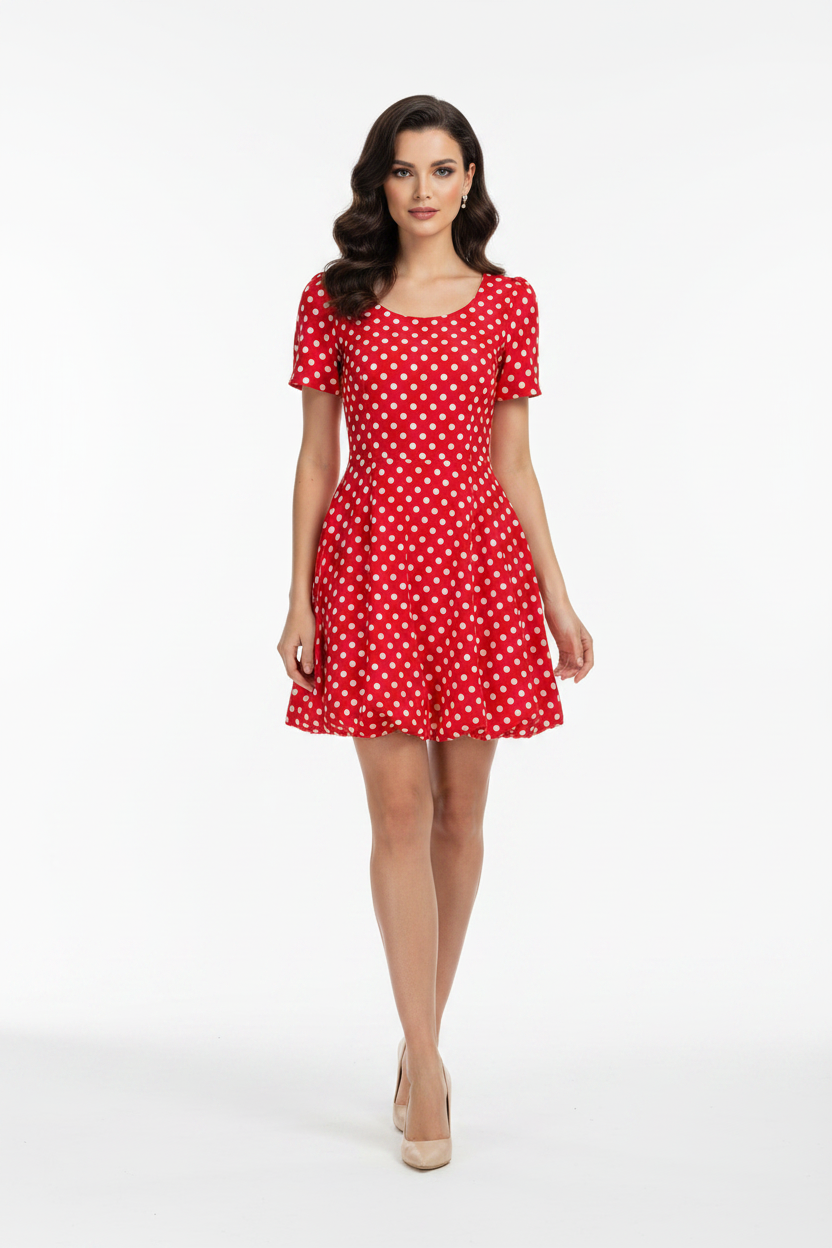 SUMMER LOVE  POLKA DOT  DRESS  2