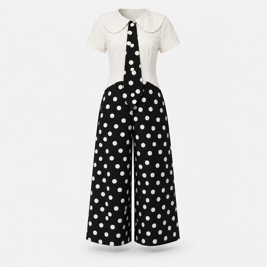 POLKA DOT JUMPSUIT