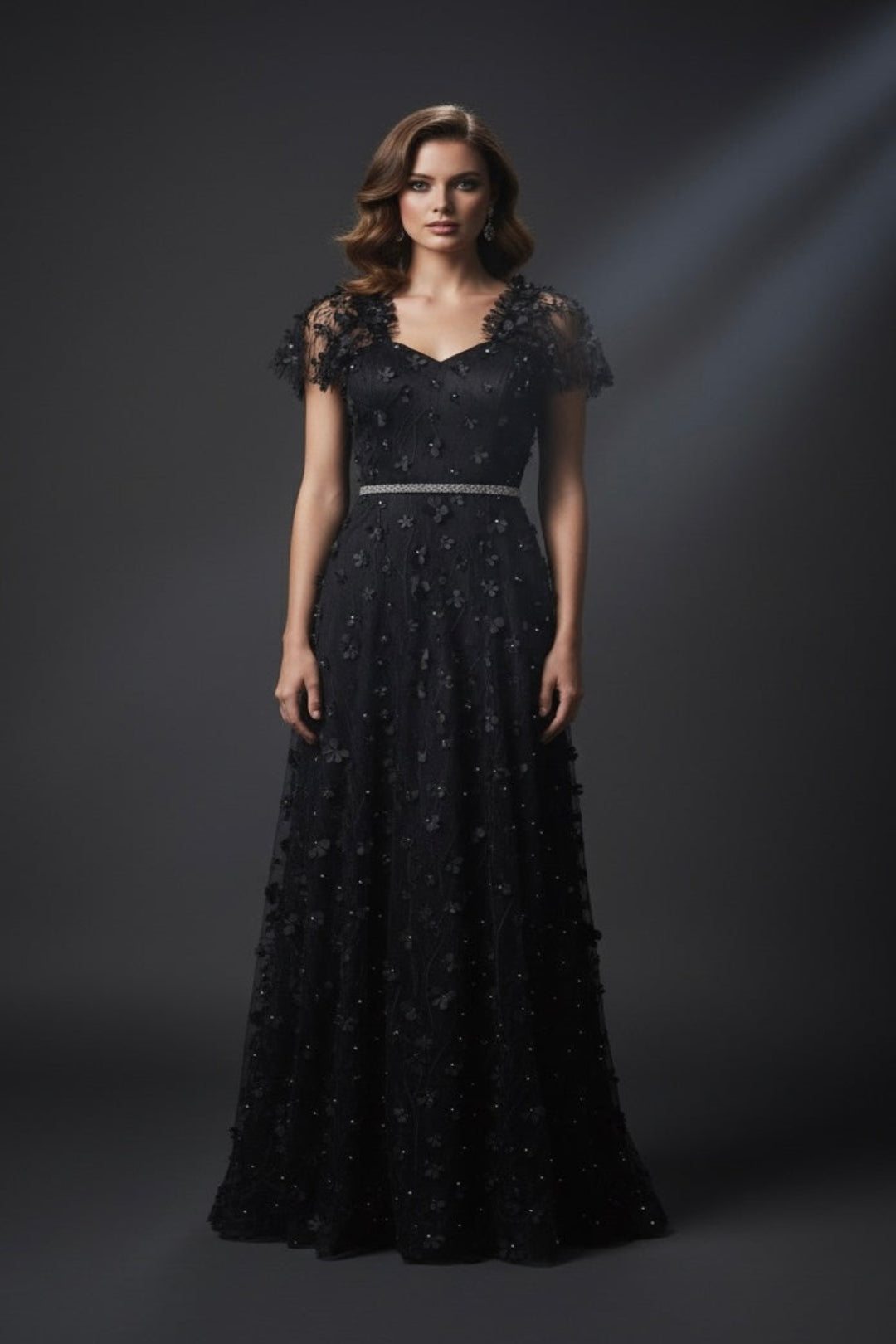 NOIR PETAL ENCHANMENT GOWN