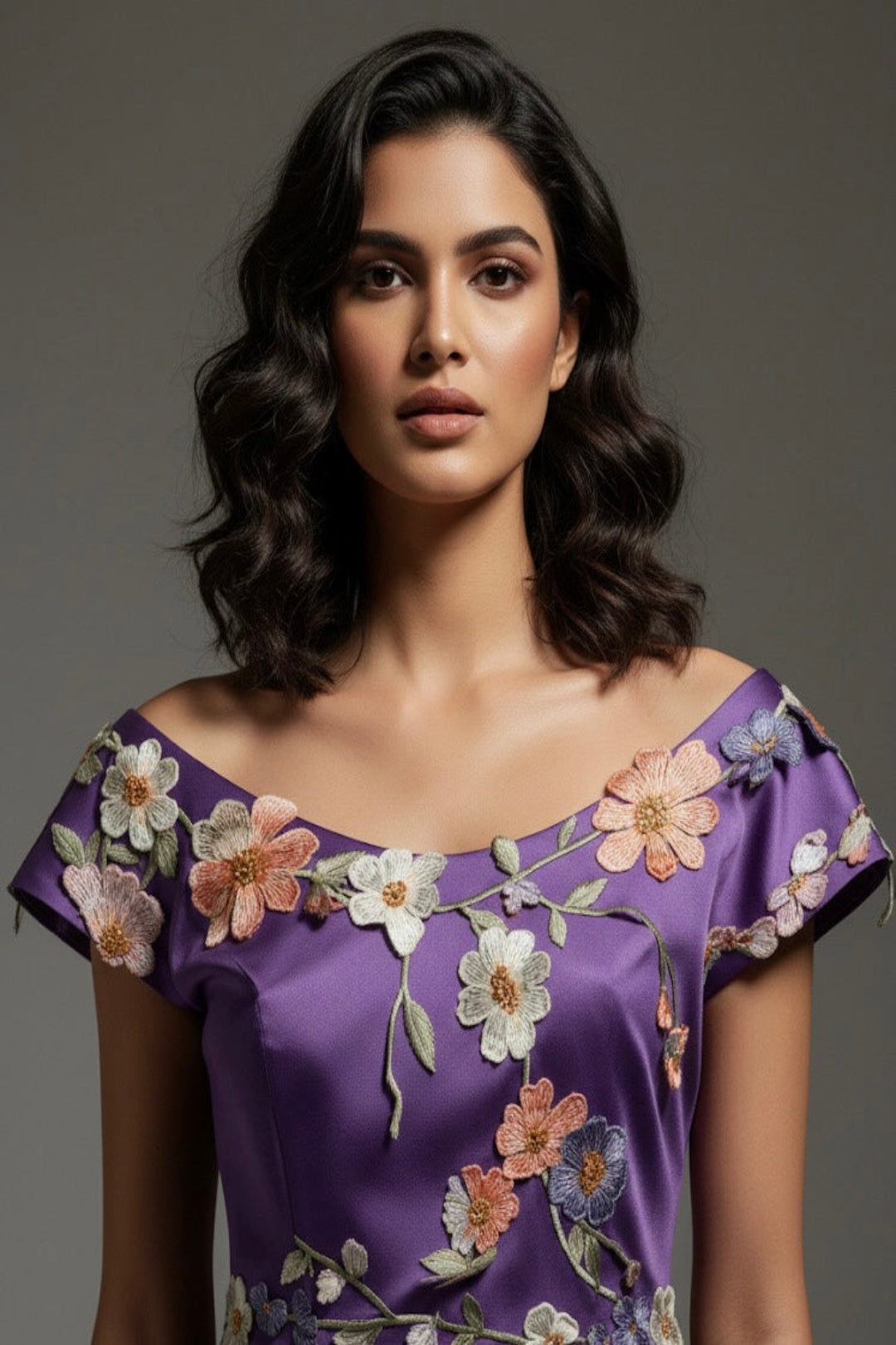 AMETHYST BLOSSOM BARDOT TOP