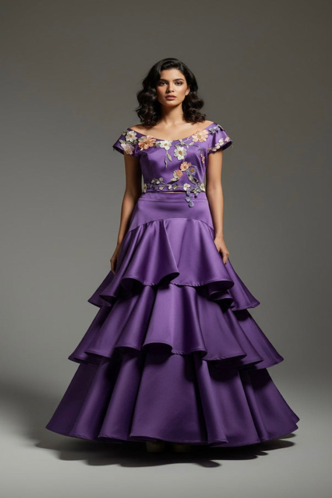 AMETHYST BLOSSOM BARDOT TOP