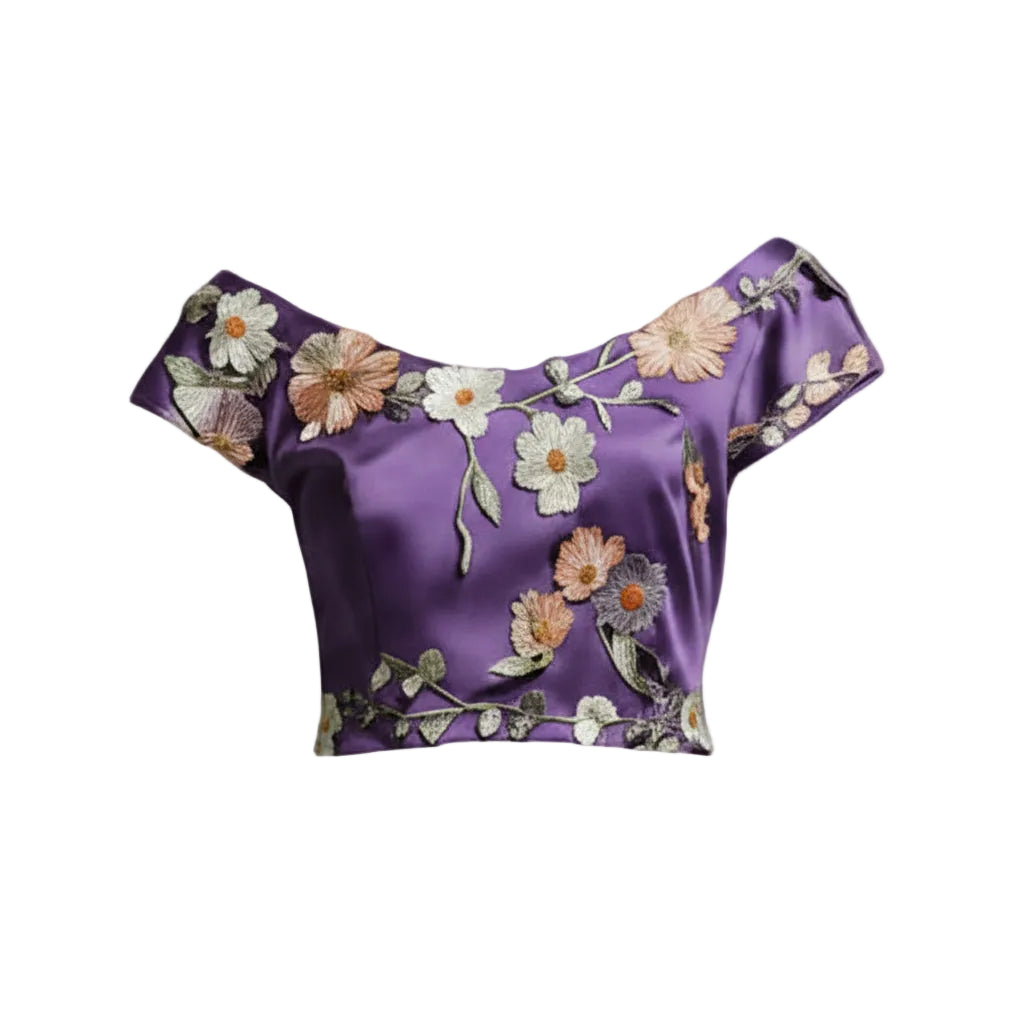 AMETHYST BLOSSOM BARDOT TOP