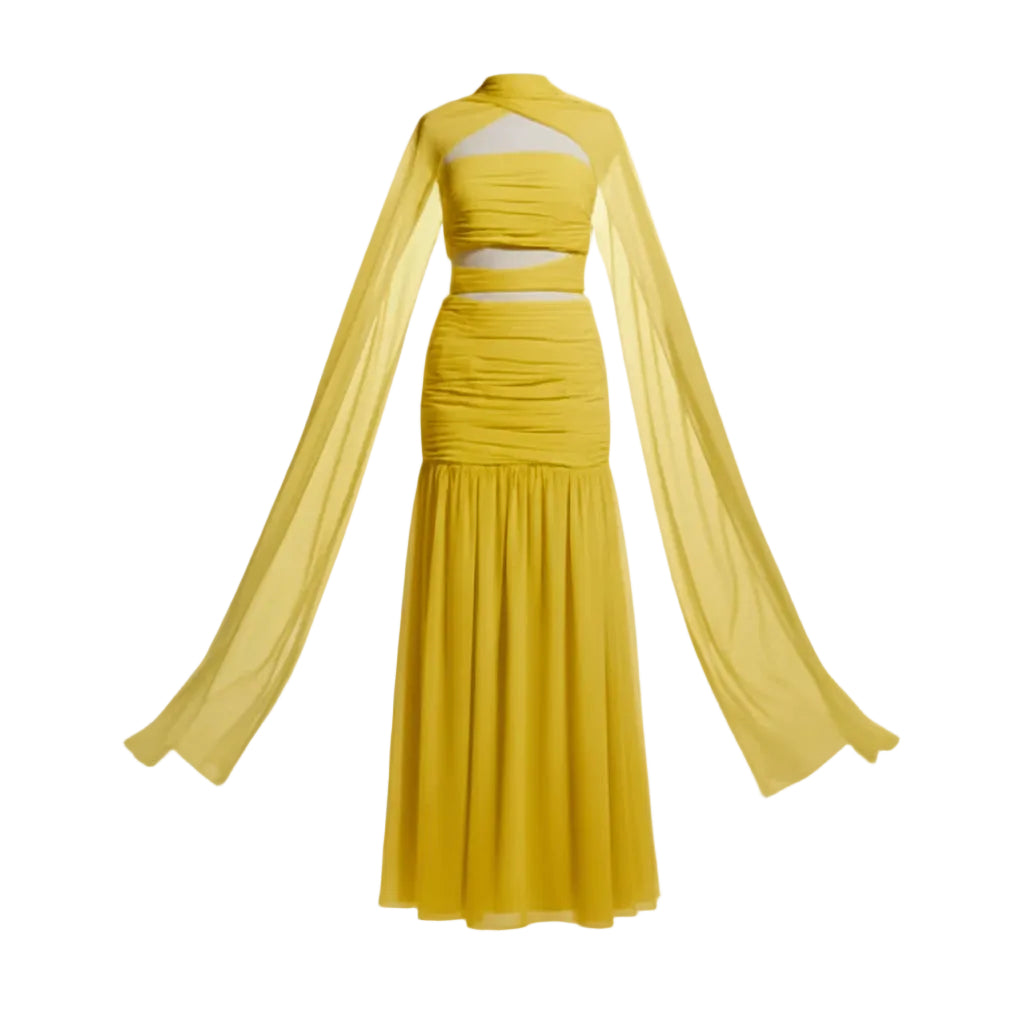 SUNLIT SOLEIL CUT OUT GOWN