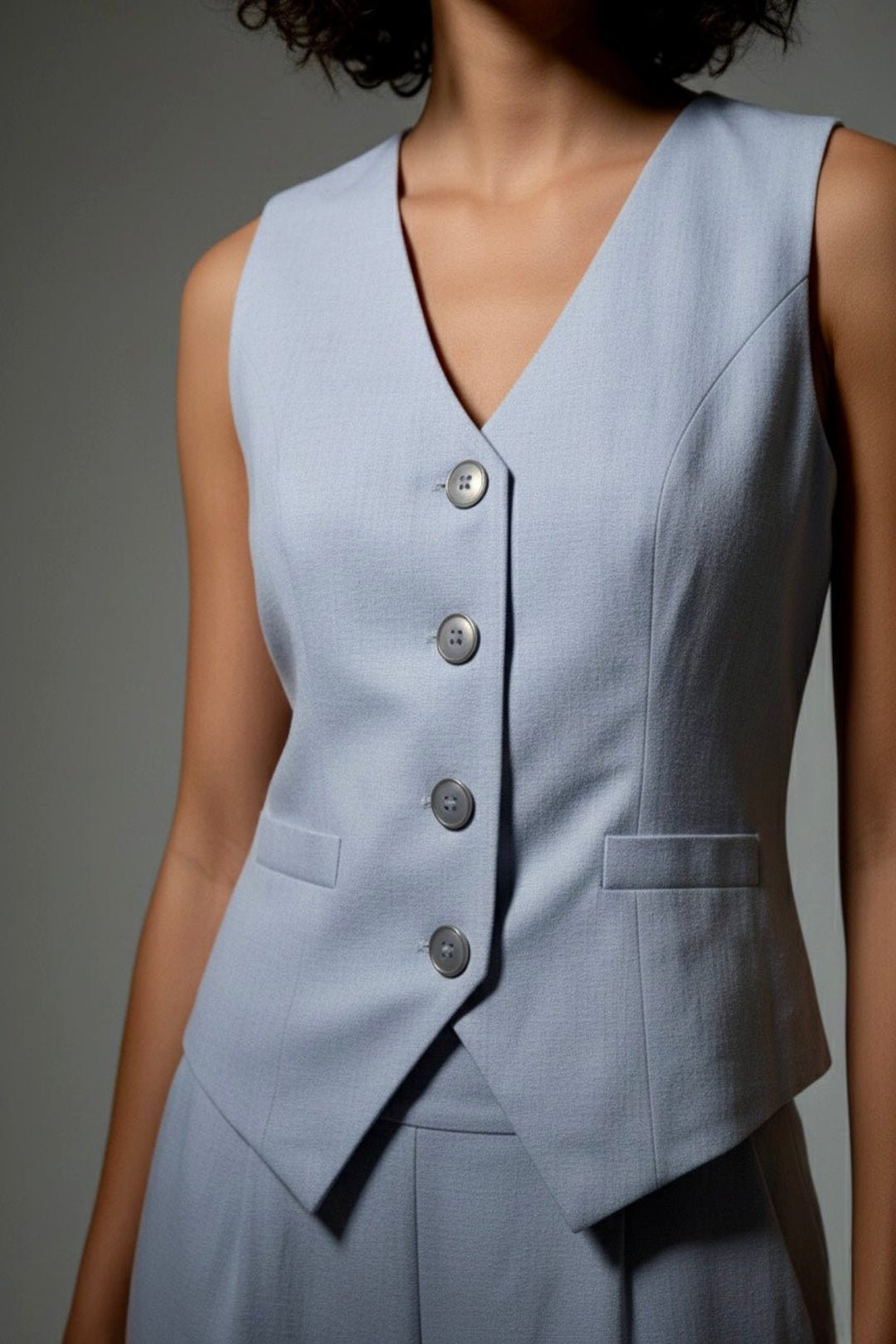 WE-BLUE WAISTCOAT