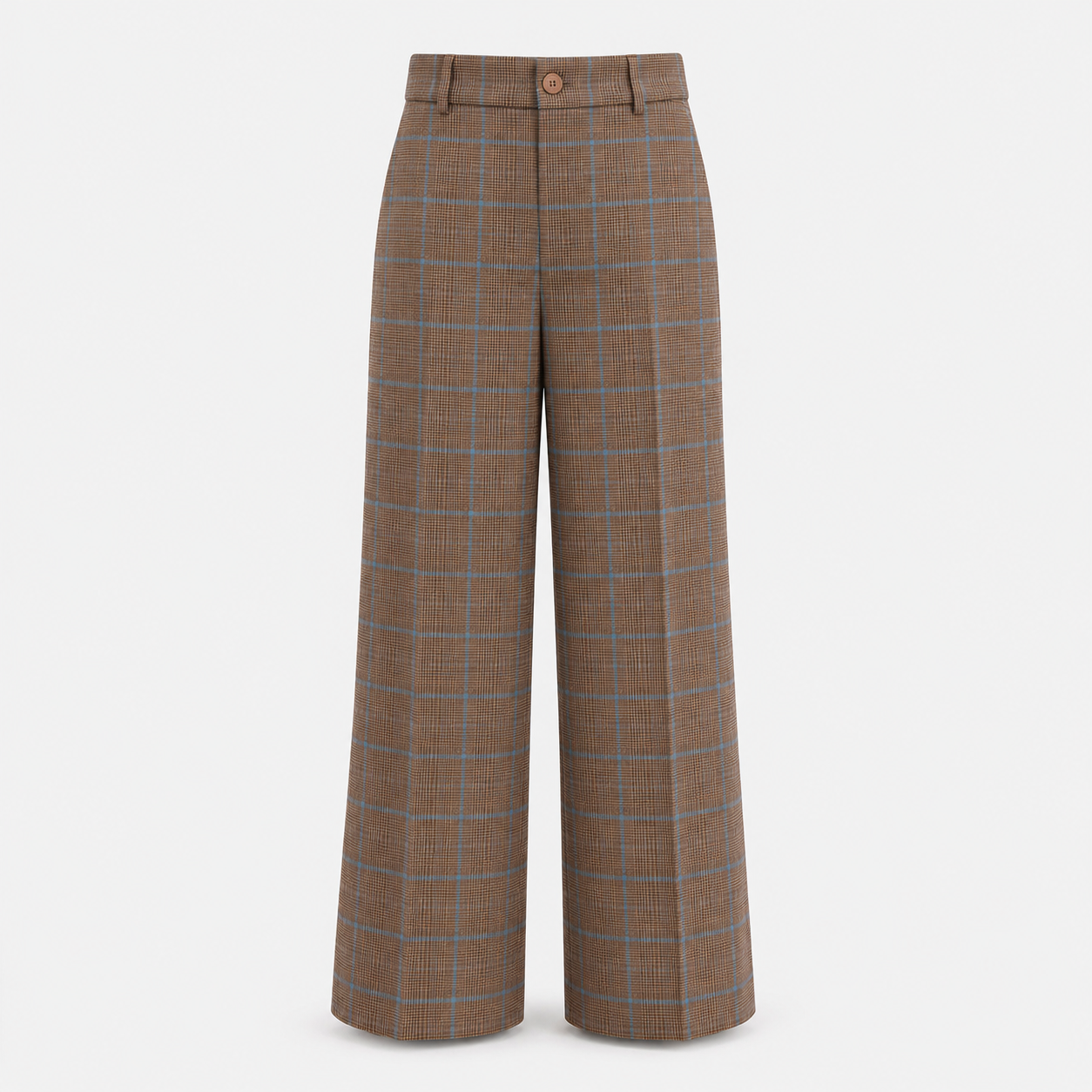 TC- BROWN CHECKS PANTS