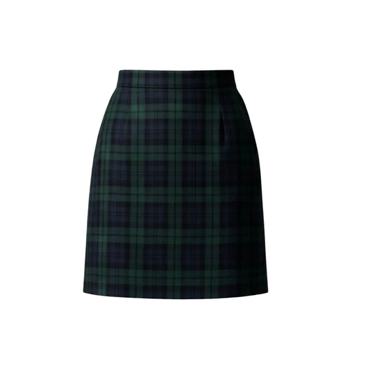 TC- BLUE GREEN CHECKS SKIRT
