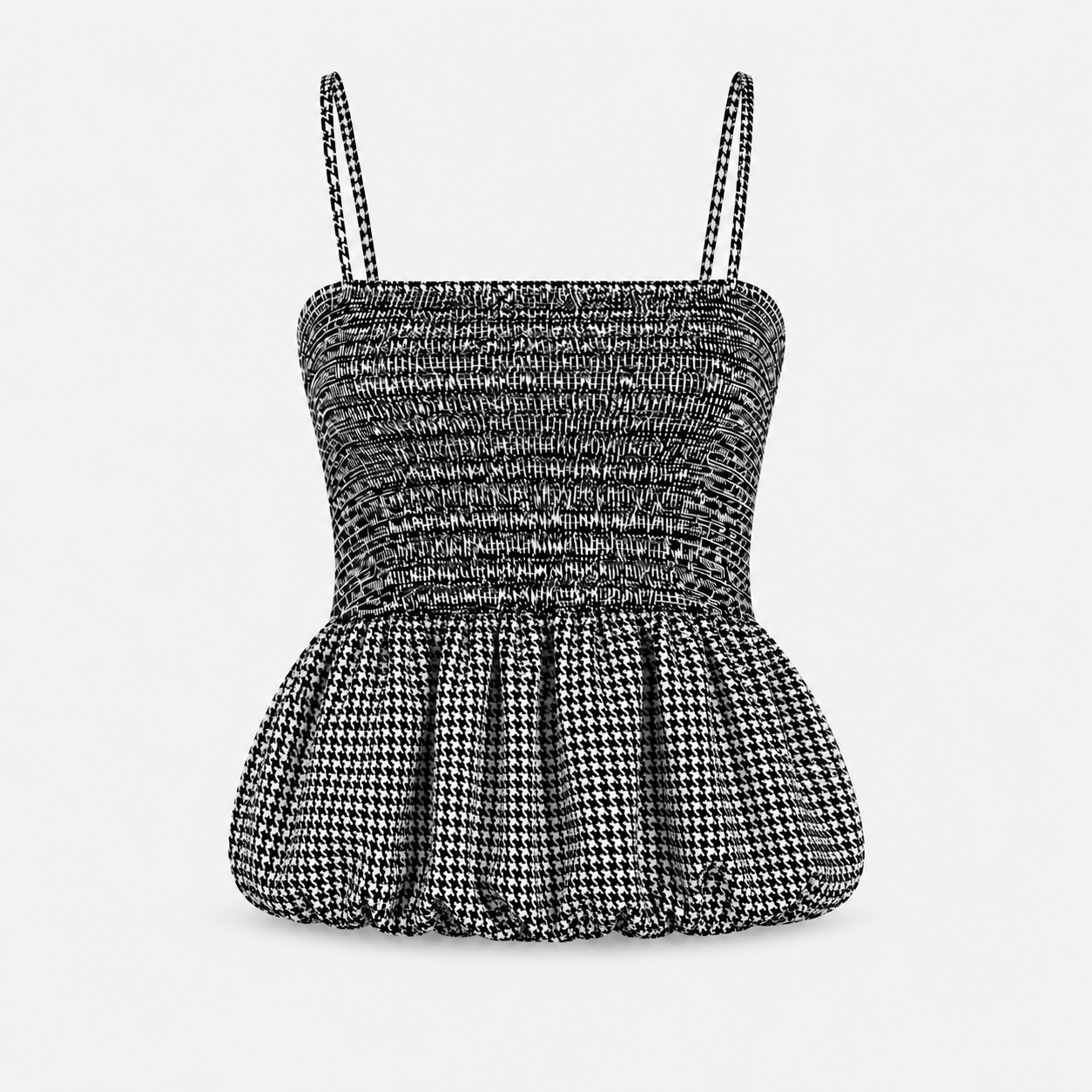 SUMMER LOVE MICRO CHECKS TOP