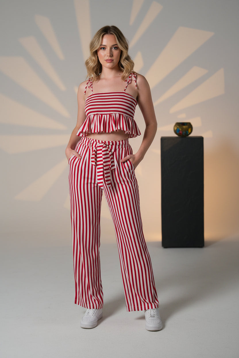 NOSTALGIA RED PANT