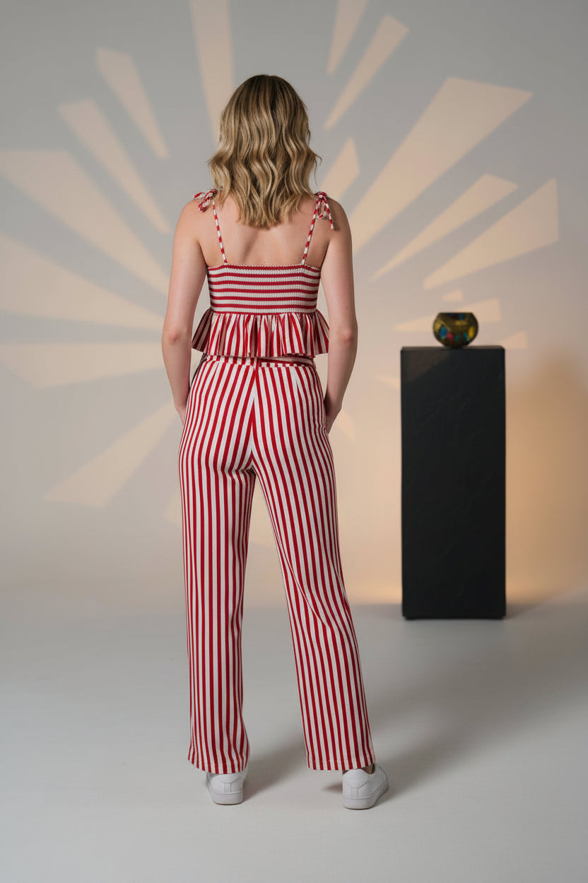 NOSTALGIA RED PANT