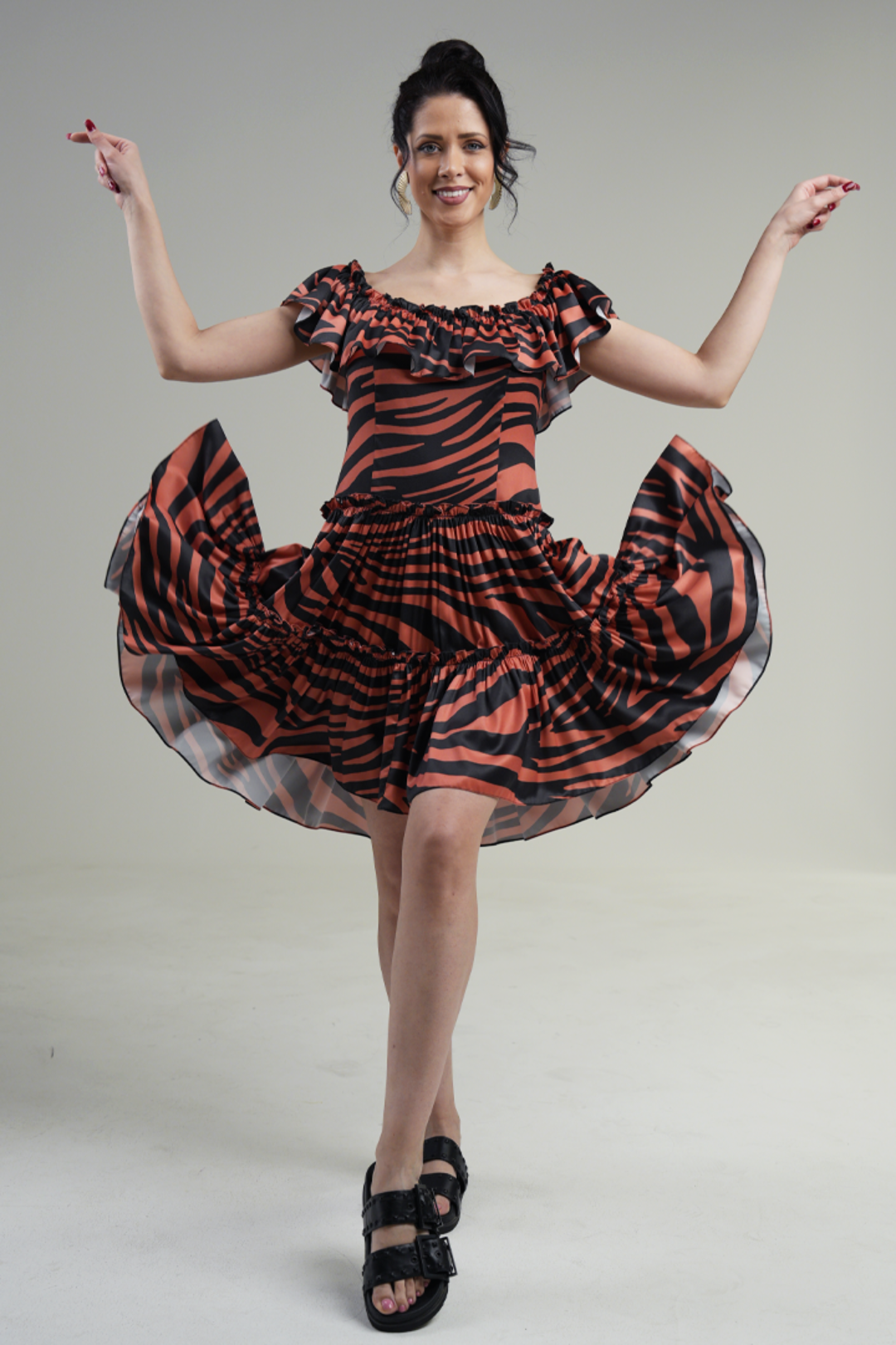 COLORFUL CHAOS  DRESS D3