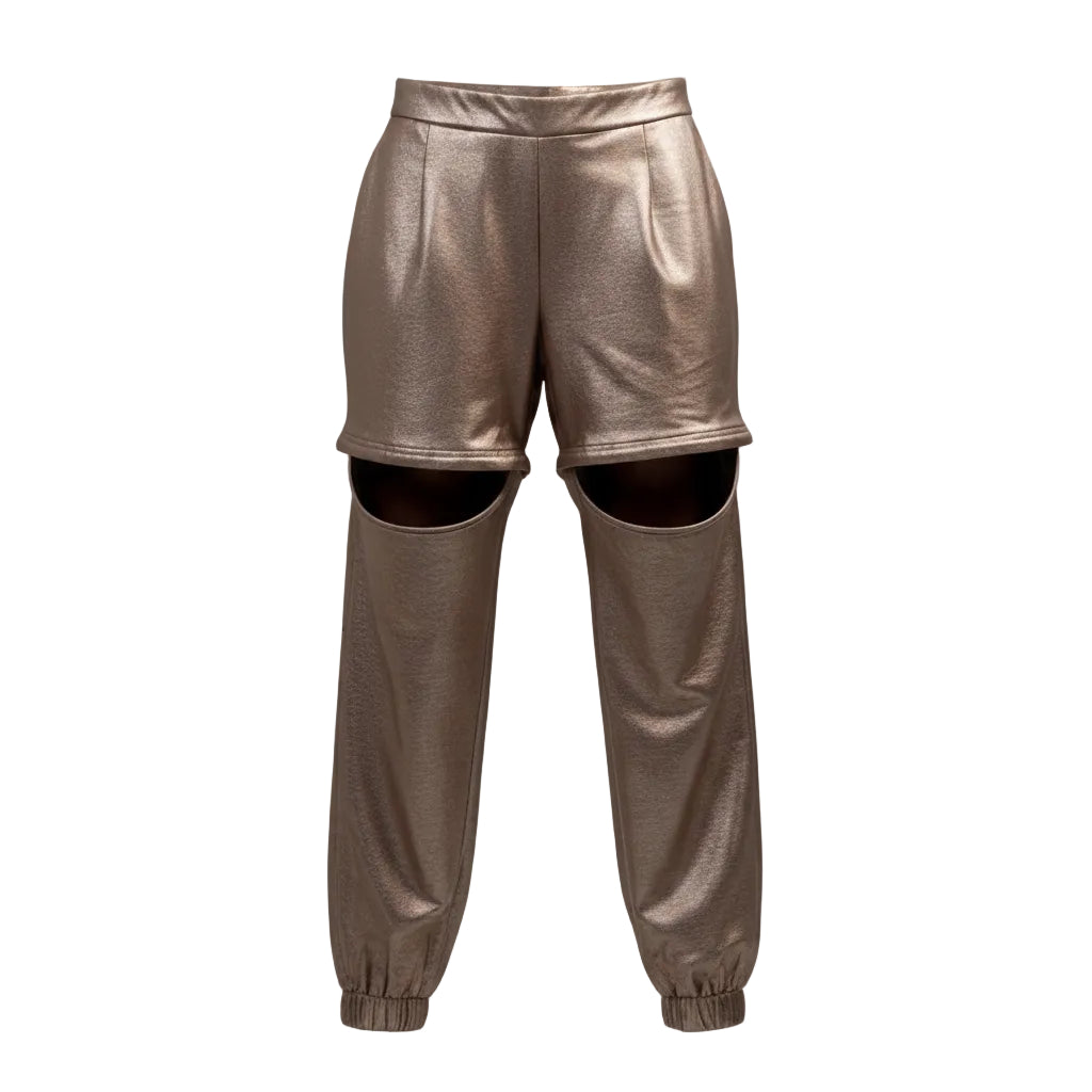 WQ- BRONZE 2 IN 1 PANTS TO SHORT