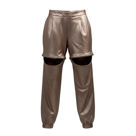 WQ- BRONZE 2 IN 1 PANTS TO SHORT