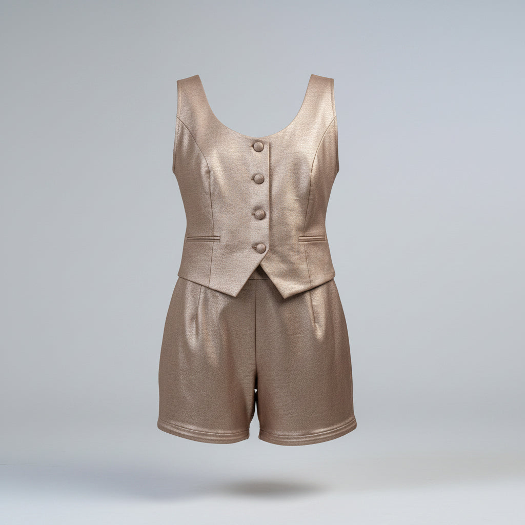 WQ- BRONZE 2 IN 1 SHORT TO PANTS