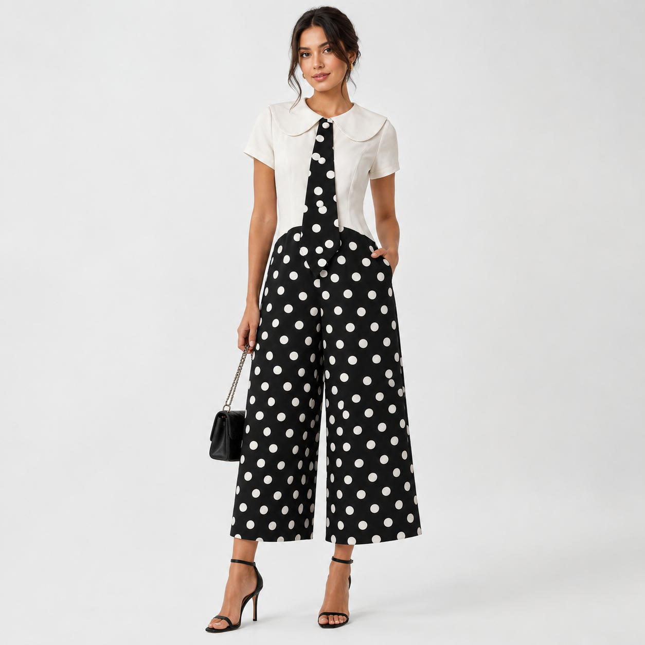 POLKA DOT JUMPSUIT