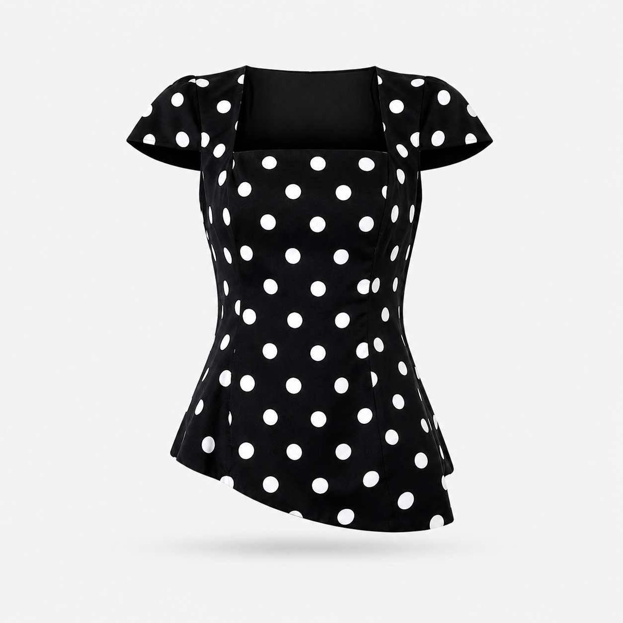 SUMMER LOVE BLACK POLKA DOT TOP D2