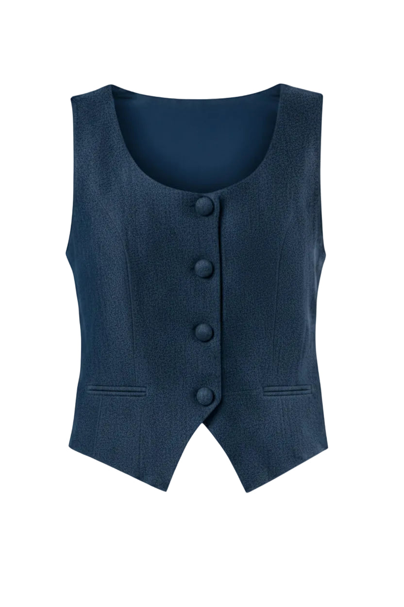 WQ- DENIM WAISTCOAT