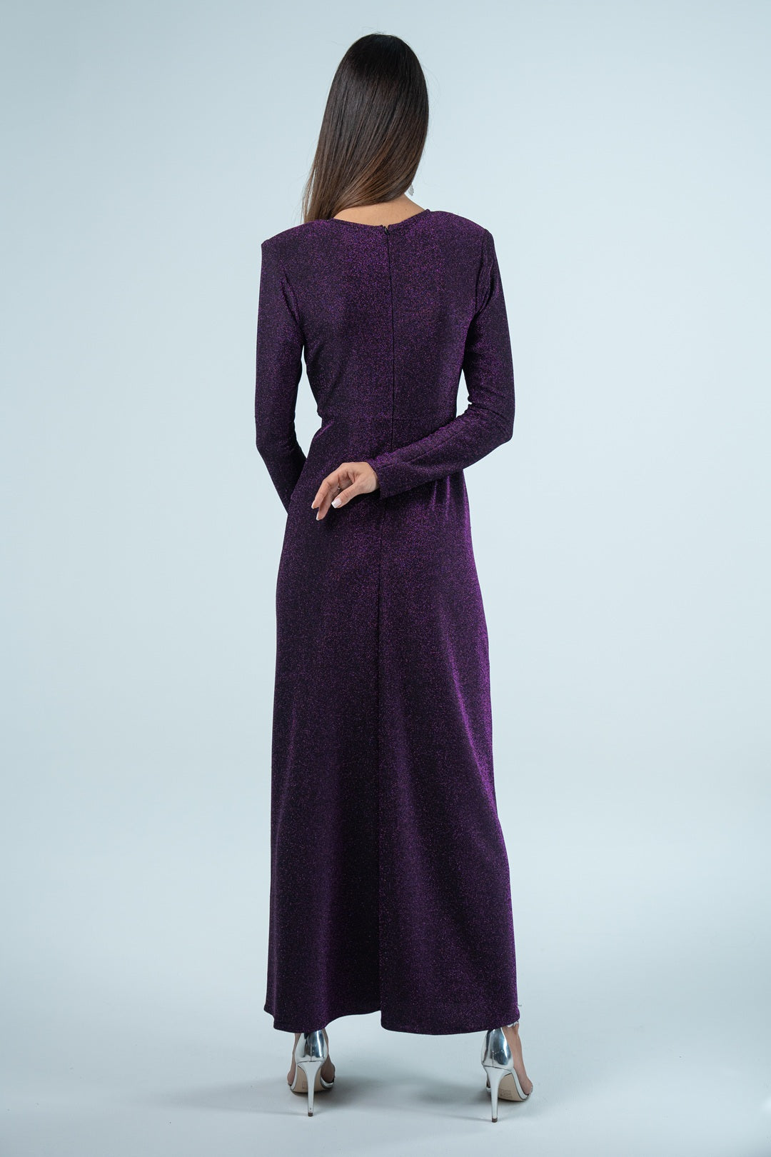 MIDNIGHT AMETHYST TWIST GOWN