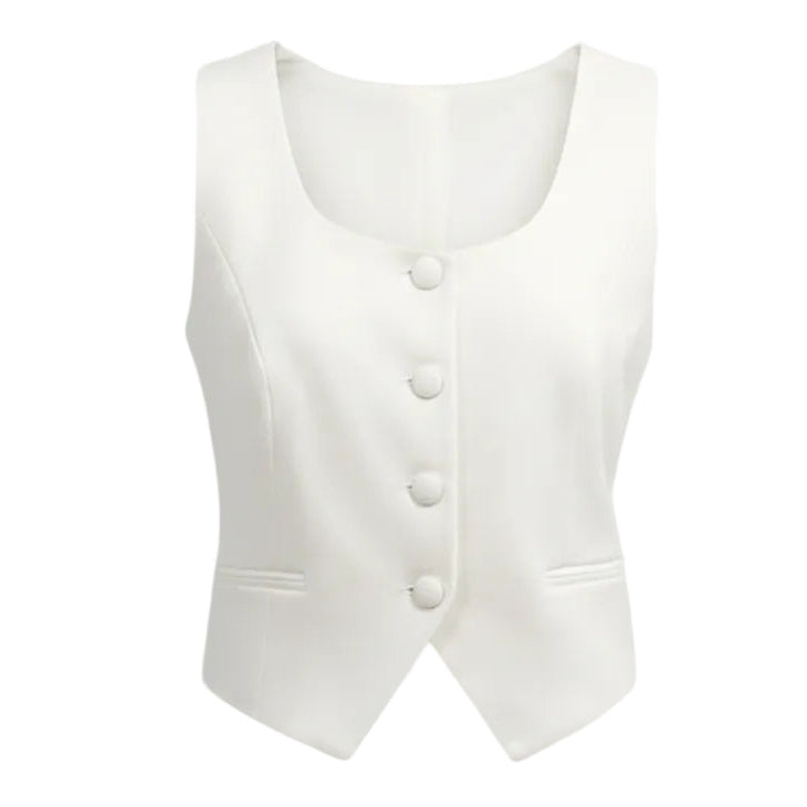 WQ- WHITE  WAISTCOAT