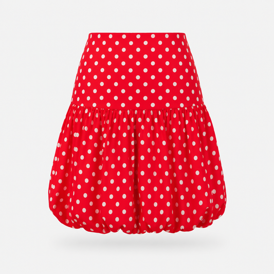 SUMMER LOVE POLKA DOT BALLOON SKIRT