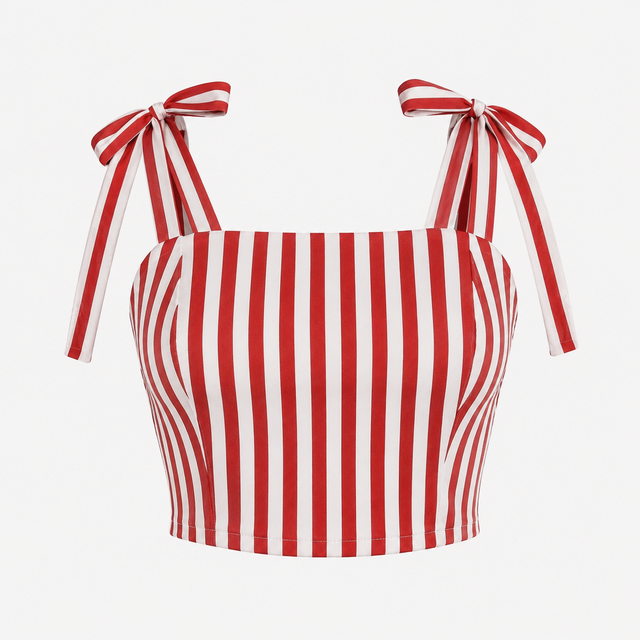 NOSTALGIA RED STRIPPED TOP