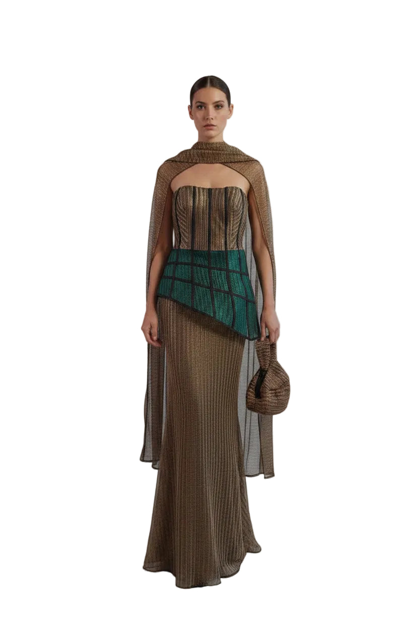 EMERALD ECLIPSE  GOWN
