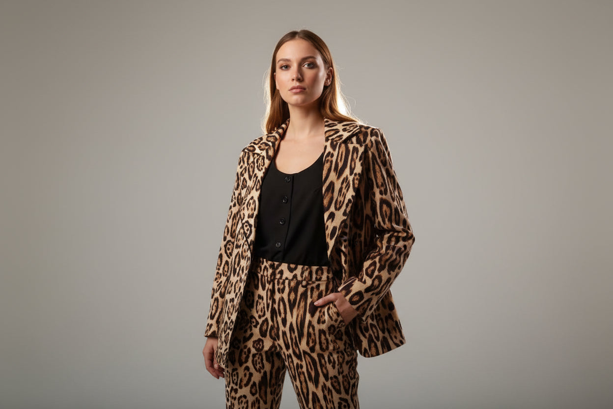 WE- LEOPARD PRINT JACKET