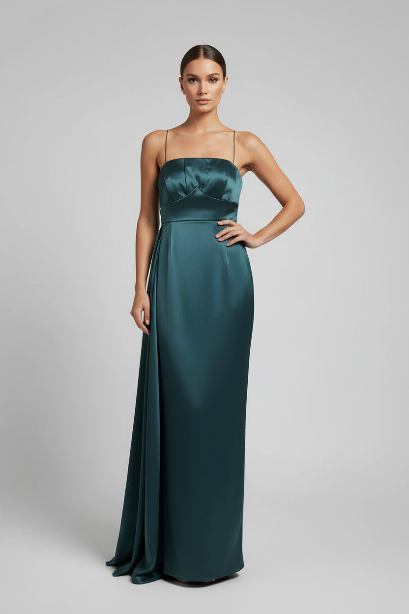 SERENE EMERALD SLIP DRESS