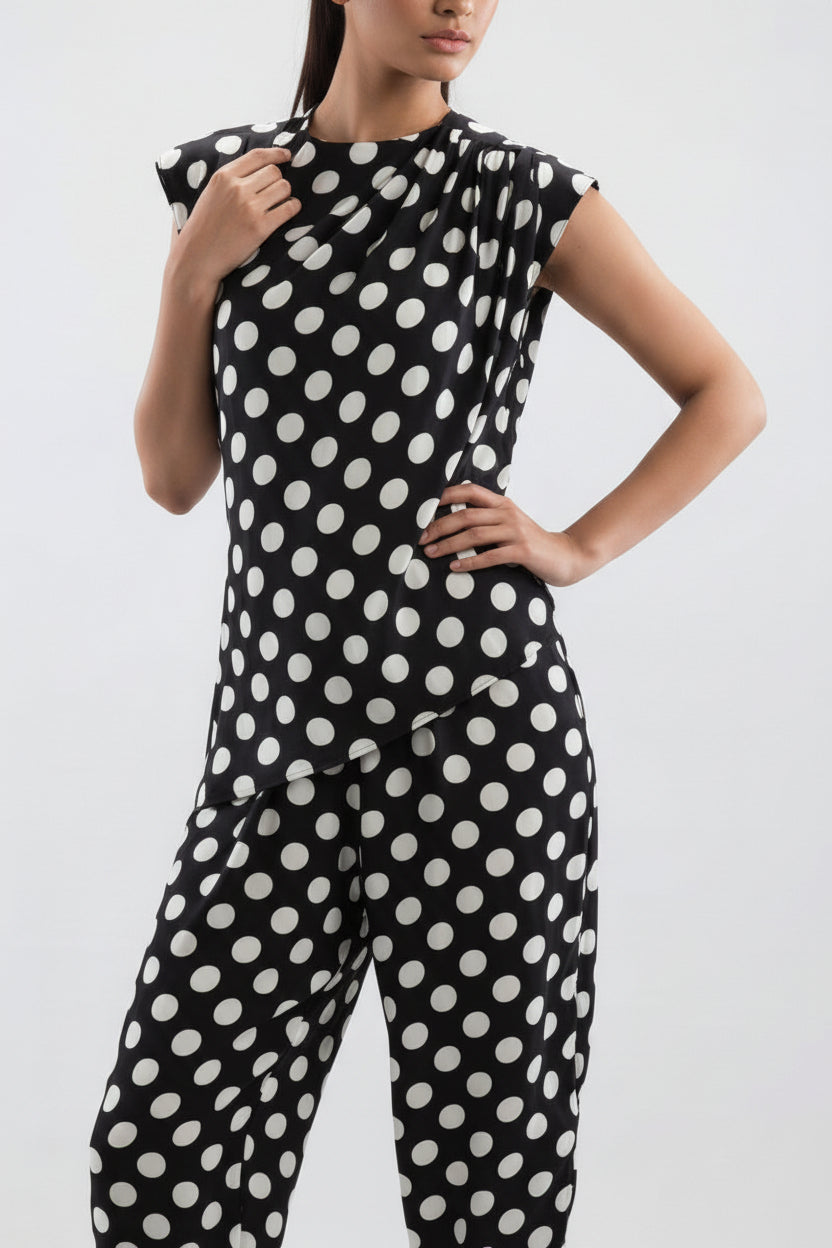 SUMMER LOVE POLKA DOT TOP D1