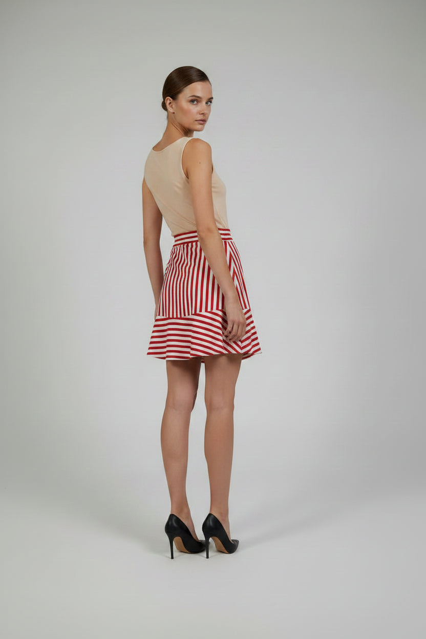 NOSTALGIA RED SKIRT