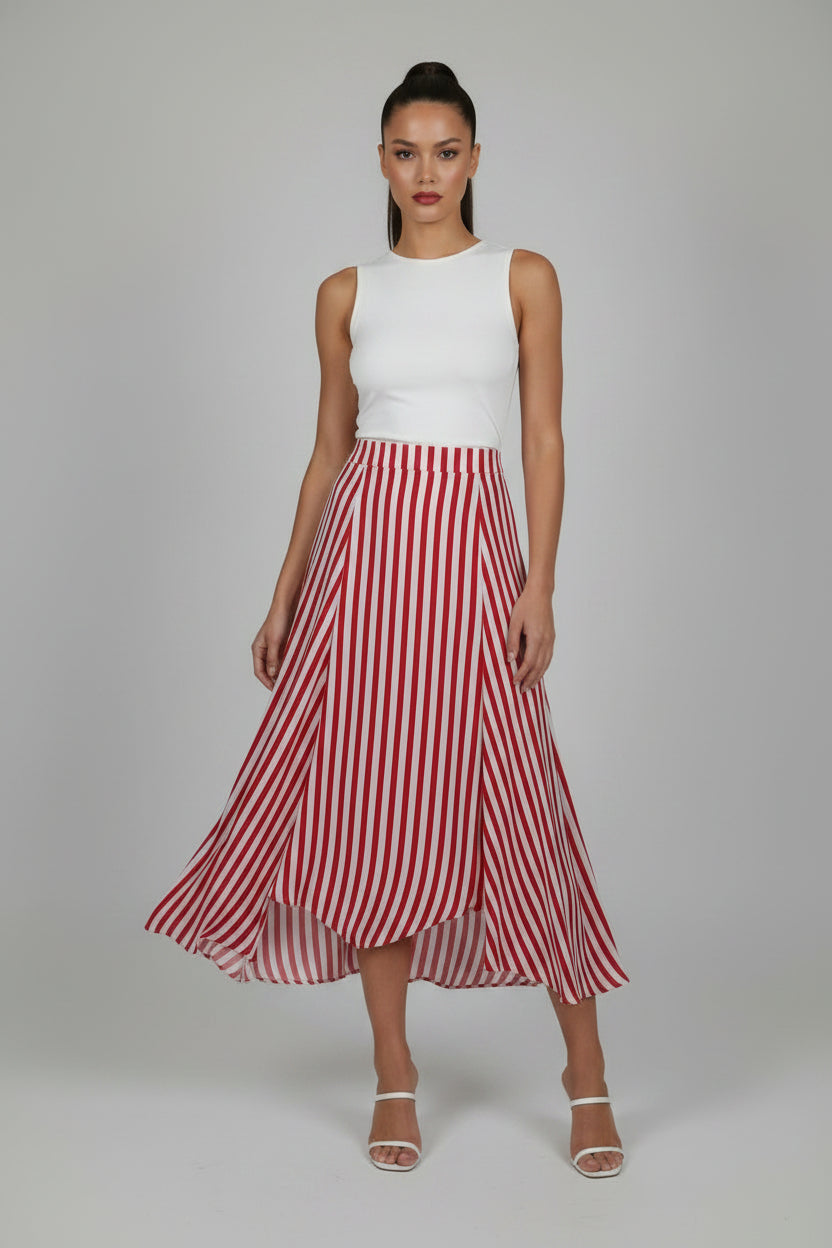 NOSTALGIA RED SKIRT
