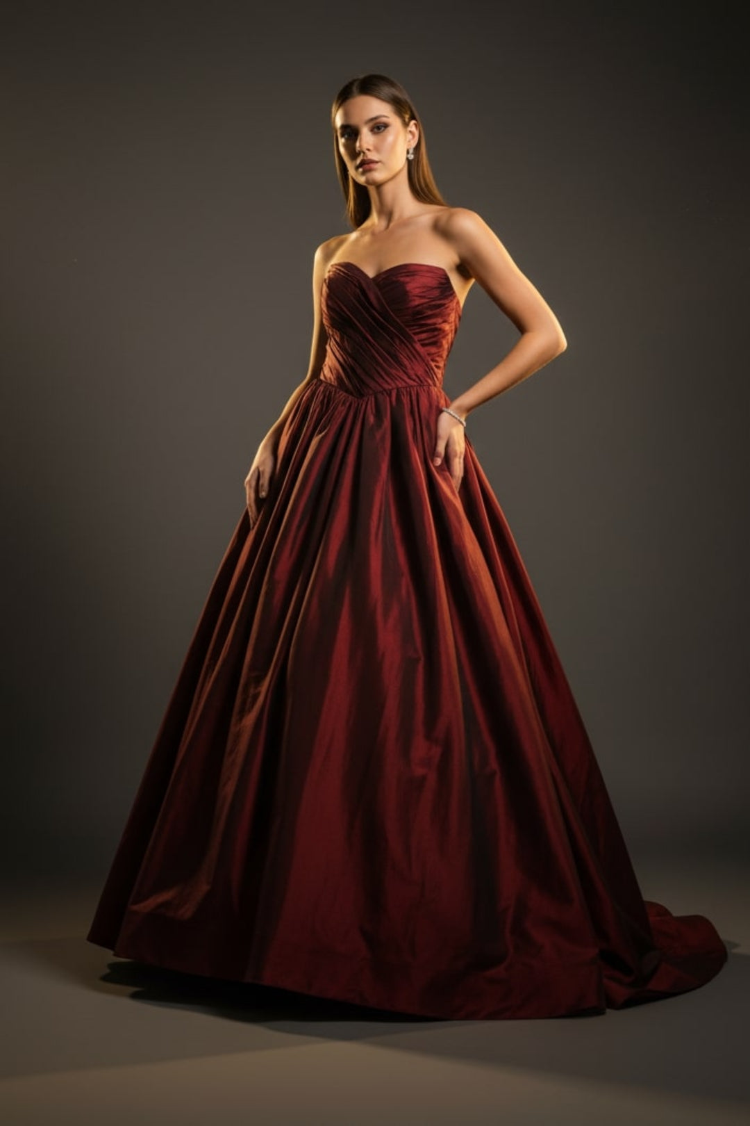 CRIMSON ROYAL GOWN