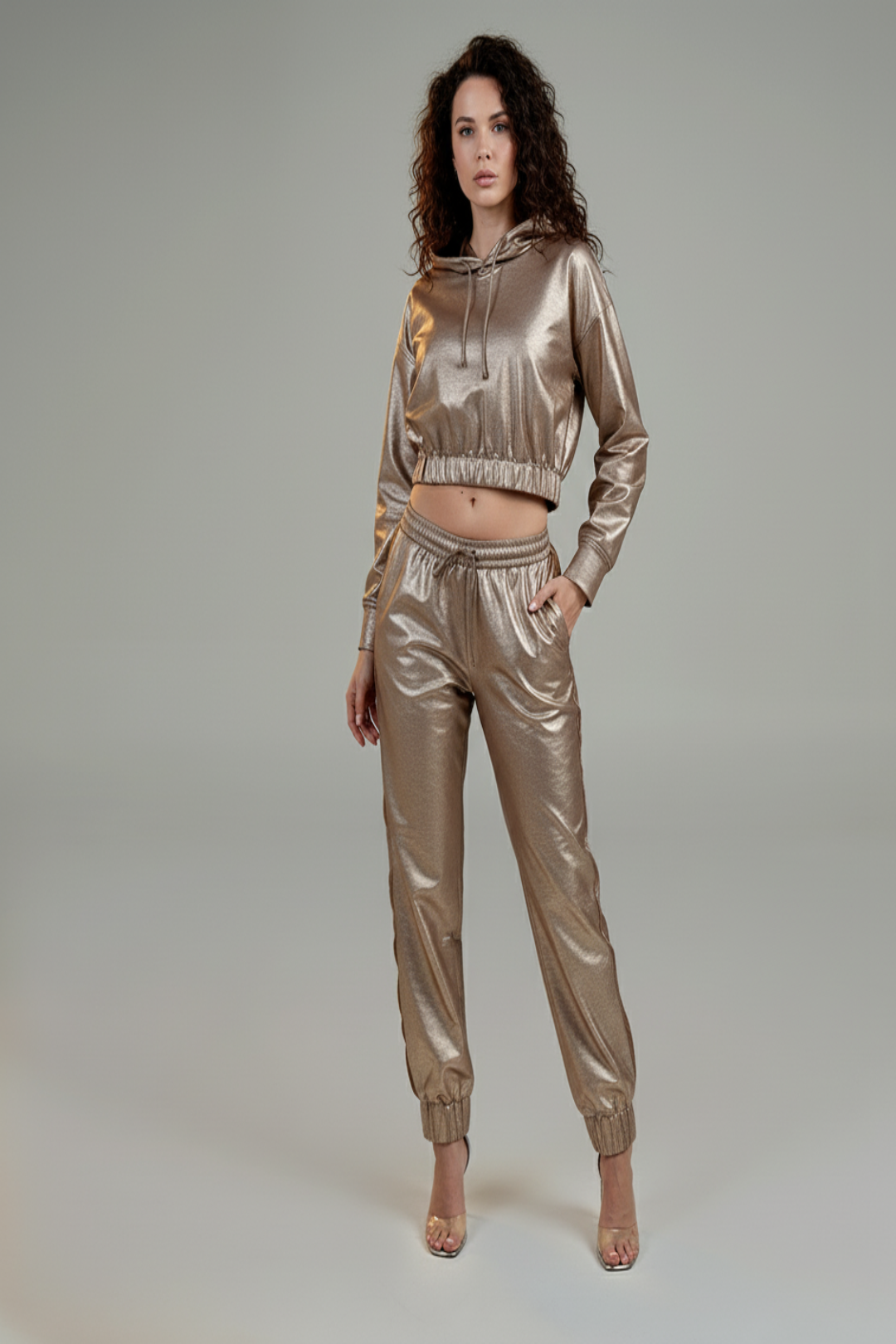WQ - BRONZE  HOODIE SET