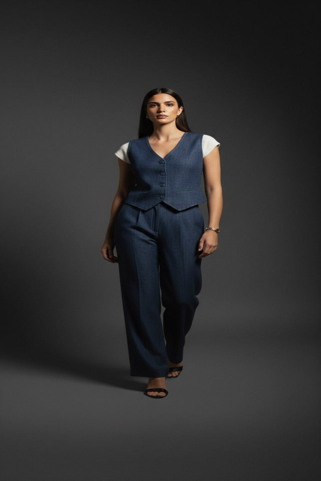 WQ- DENIM WAISTCOAT
