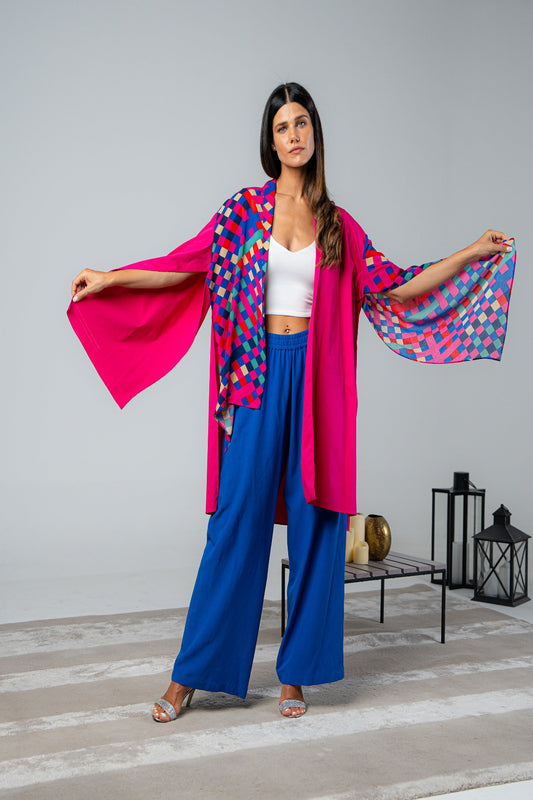 COLORFUL CHAOS KIMONO