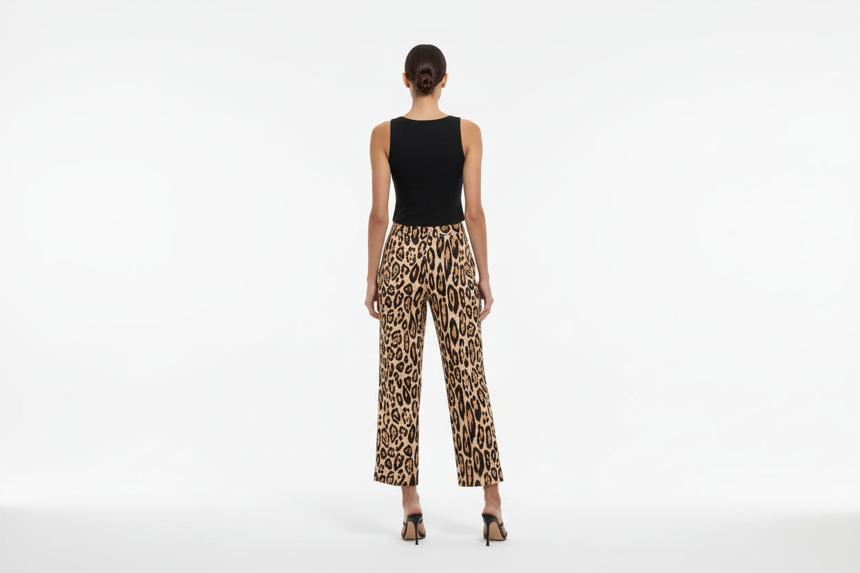 WE- LEOPARD PRINT PANT