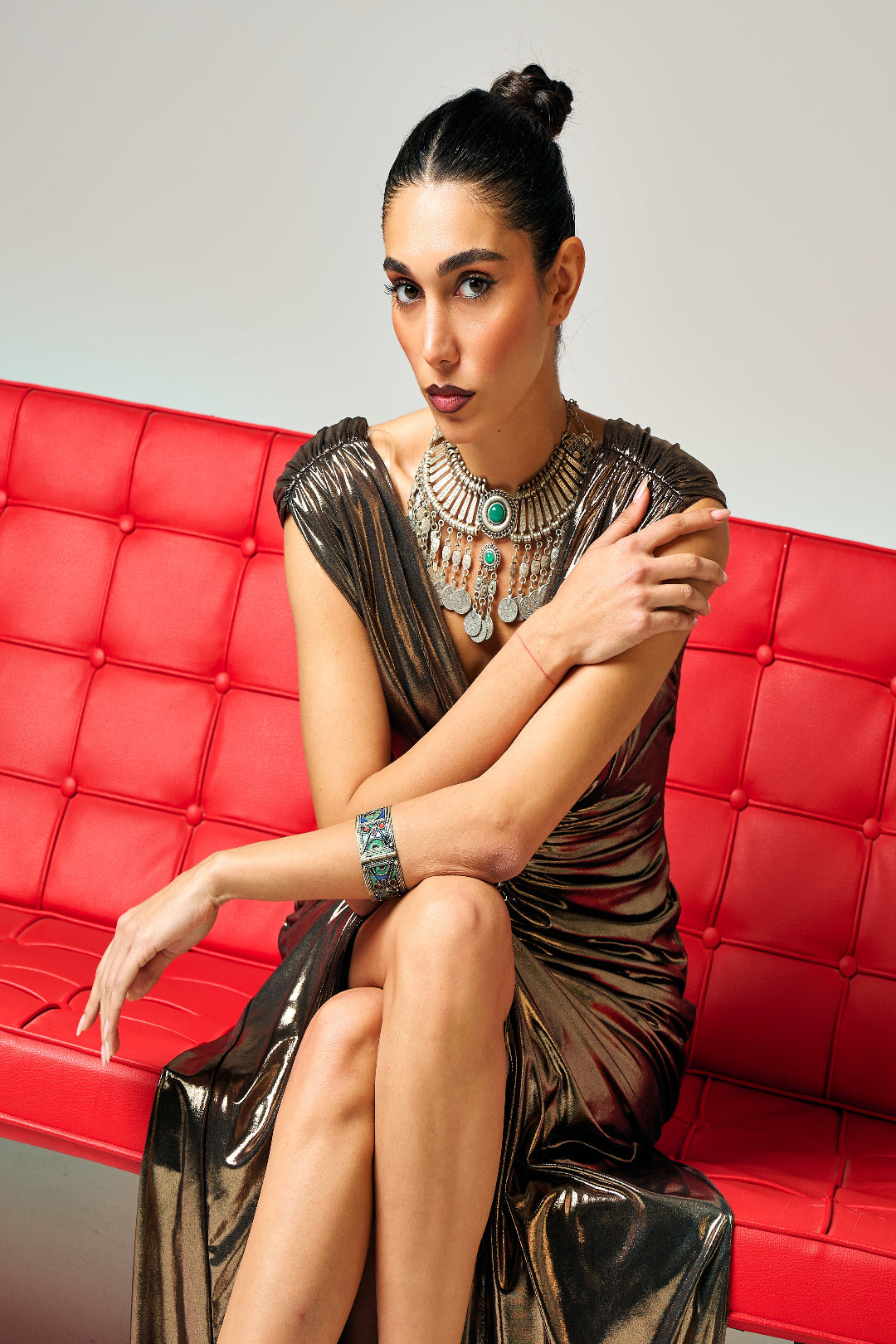 BRONZE DRESS
