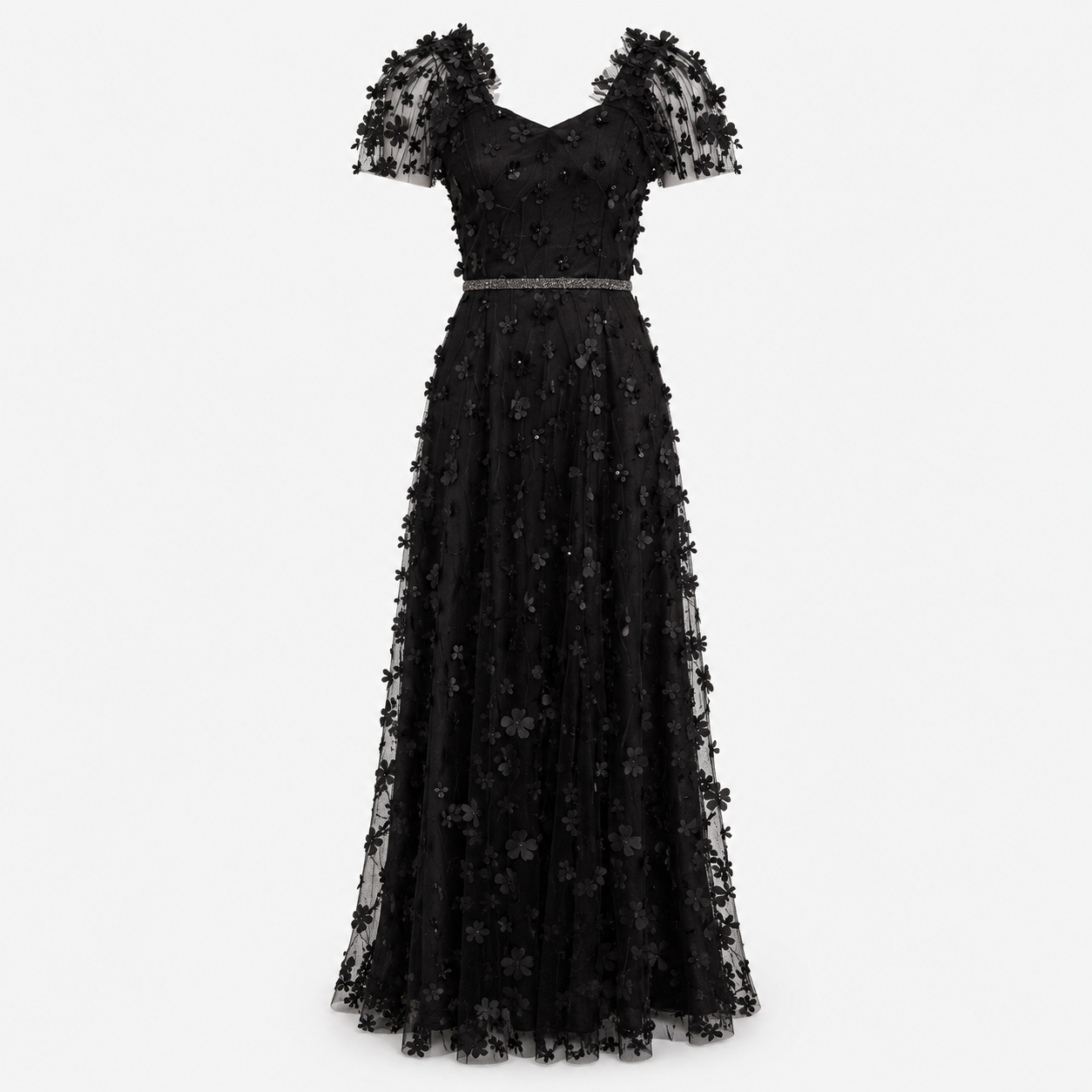 NOIR PETAL ENCHANMENT GOWN