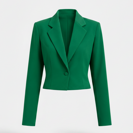 SL - GREEN  CROPPED JACKET