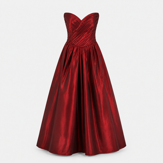 CRIMSON ROYAL GOWN
