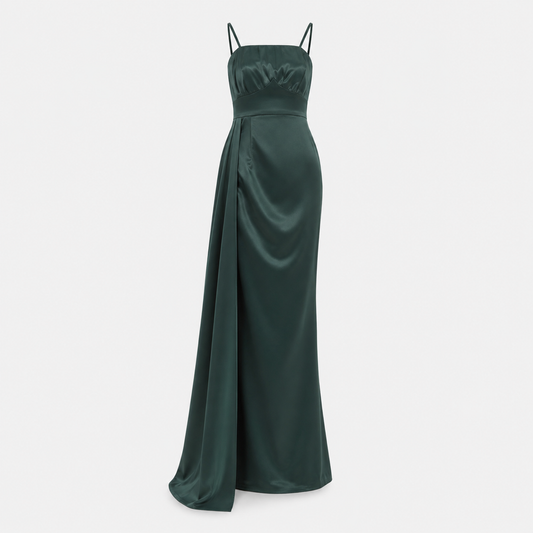 SERENE EMERALD SLIP DRESS