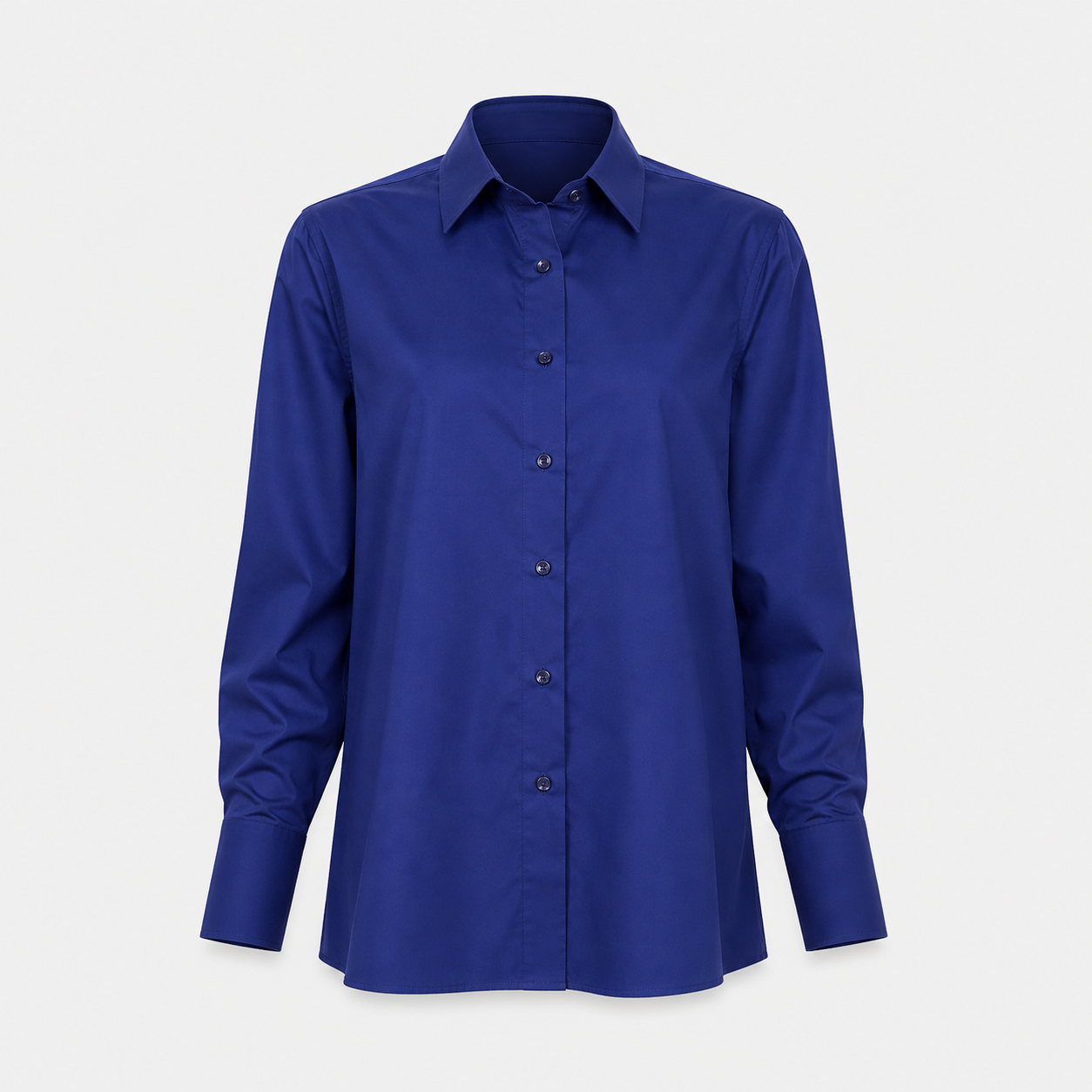 SL-ROYAL BLUE  ESSENTIAL BUTTON-UP SHIRT