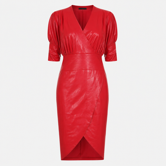 RED LAMPERO DRESS