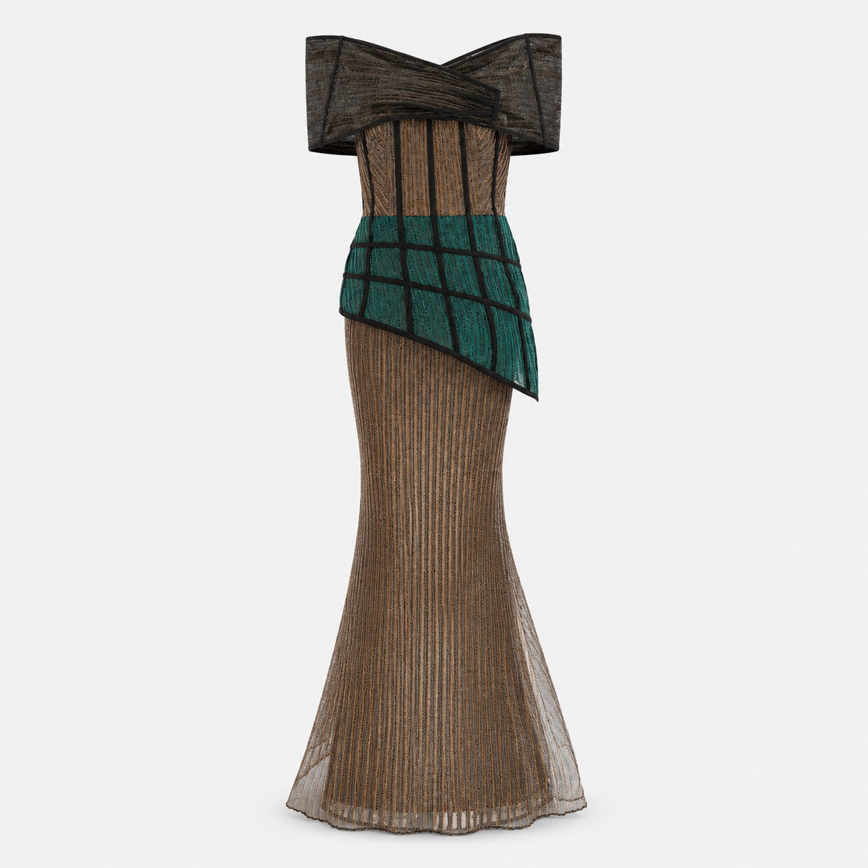 EMERALD ECLIPSE  GOWN